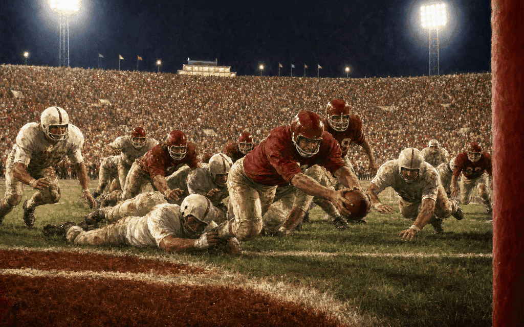 Illustrated moment from Game of the Century
