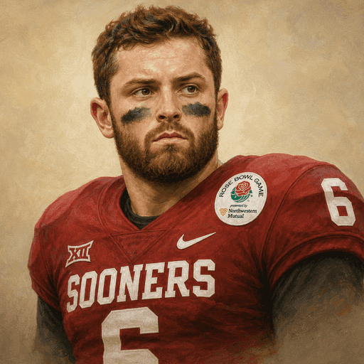 Artistic portrait of Baker Mayfield