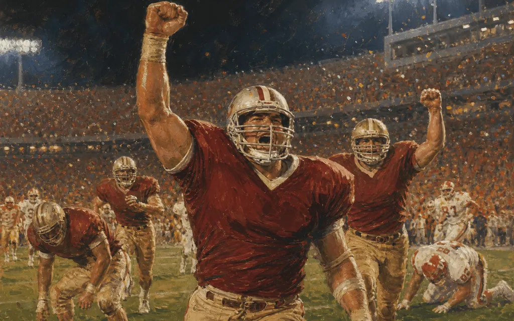 Illustrated moment from Boz & the '86 Defense